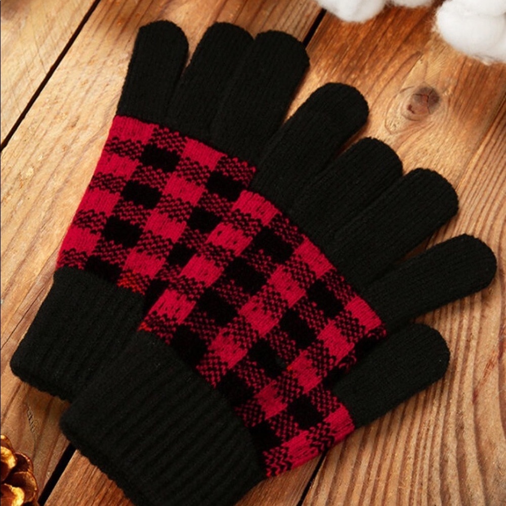 🧤Winter Plaid Knitted Gloves🧤